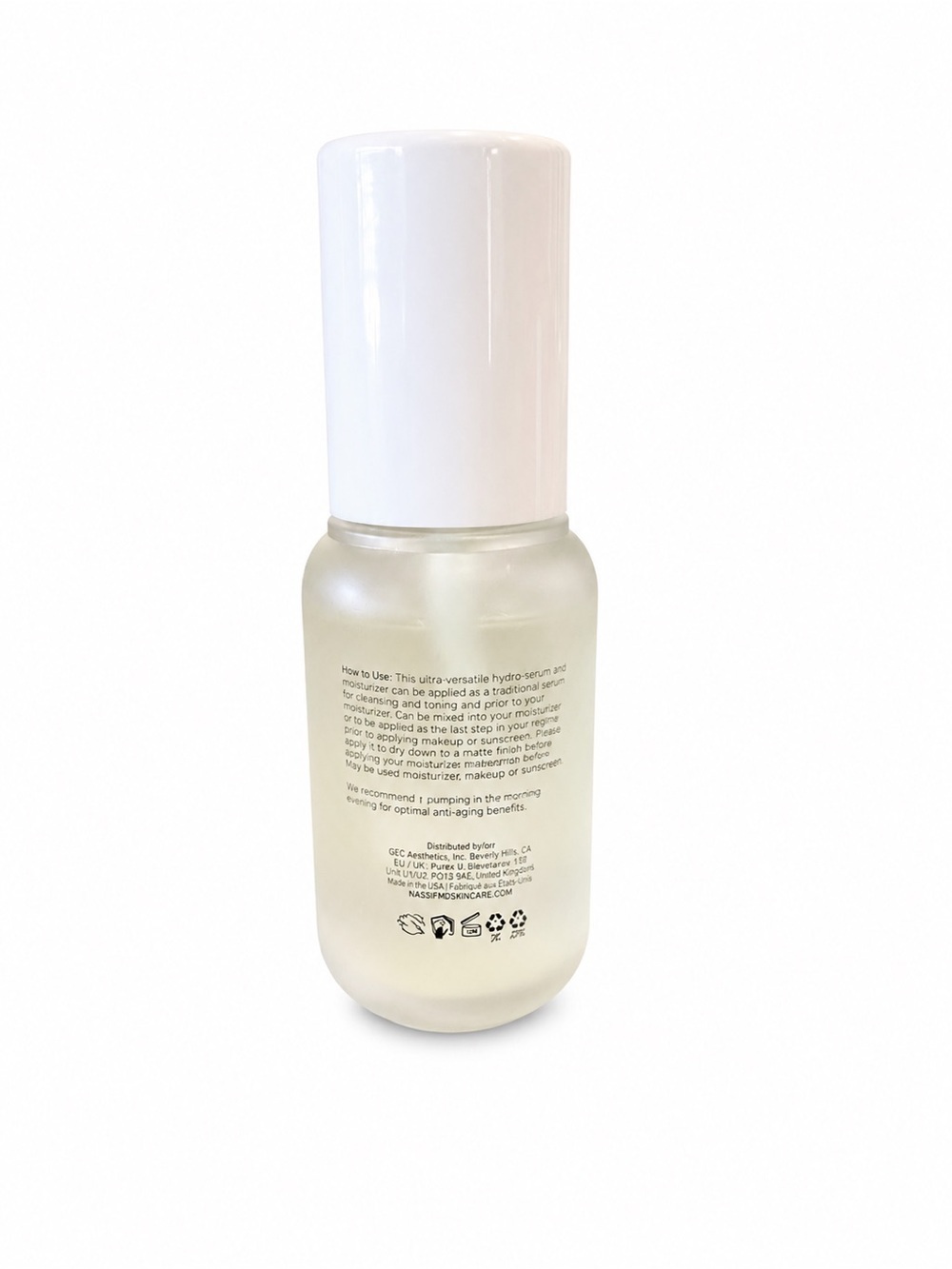 NASSIFMD Hydro-Screen Serum 2oz NEW No Box Hyaluronic Retinol Ceramides - Picture 2 of 4